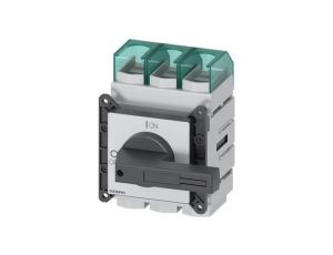 Rozłącznik główny 3P 160A 75kW AC23A 400V montaż tablicowy pokrętło czarne piórkowe 4 otwory 3LD2305-0TK11