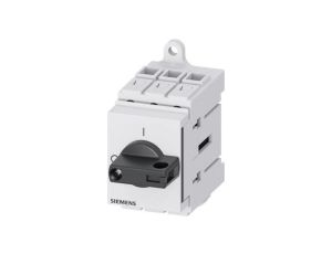 Rozłącznik główny 3P 16A 7,5kW AC23A 400V montaż modułowy pokrętło czarne piórkowe 3LD3030-0TK11