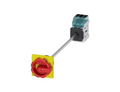 Rozłącznik główny/awaryjny 3P 32A 11,5kW AC23A 400V montaż na płycie pokrętło otwór centralny 22.5 mm 3LD3248-0TK53