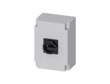 Rozłącznik główny w obudowie 3P 125A 45kW AC23A 400V pokrętło czarne 3LD2866-0TB51