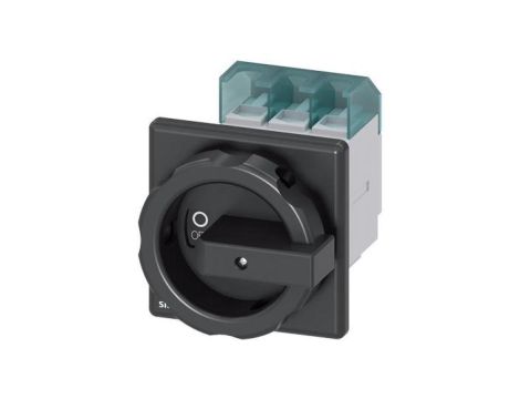 Rozłącznik główny 3P 63A 22kW AC23A 400V montaż tablicowy pokrętło czarne otwór centralny 22.5 mm 3LD2555-0TK51