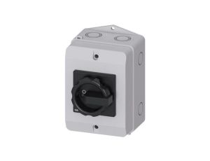Rozłącznik główny w obudowie 3P+N 16A 7.5kW AC23A 400V pokrętło czarne 3LD2064-1TC51
