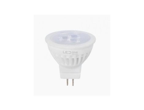 LED line PRIME żarówka LED MR11 3W 2700K ciepła 330lm 10-14V AC/DC CERAMICZNA 38st. 5 lat gwar.