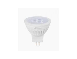 LED line PRIME żarówka LED MR11 3W 6500K zimna 330lm 10-14V AC/DC CERAMICZNA 38st. 5 lat gwar.
