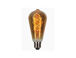 LED line PRIME żarówka LED E27 4W 1800K bardzo ciepła 210lm 220-240V FILAMENT ST64 RETRO EDISON VINTAGE ZŁOTA ŚCIEMNIALNA 5 lat