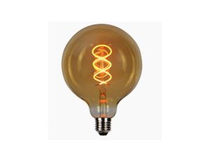 LED line PRIME żarówka LED E27 4W 1800K bardzo ciepła 210lm 220-240V FILAMENT G125 KULA EDISON RETRO VINTAGE ZŁOTA ŚCIEMNIALNA 5