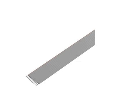 3801/10 (100FT) Przewód: wstążkowy 1,27mm linka Cu nieekranowany PVC szary