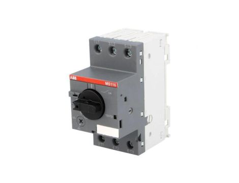 MS116-6.3 Wyłącznik silnikowy 2,2kW 208690VAC na szynę DIN IP20