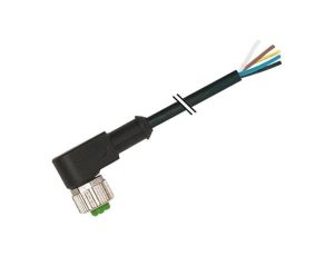 7000-19061-7050300 Gniazdo kątowe M12, 12P z przewodem o długości 3m PUR, 30VAC 1,5A