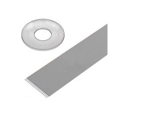 Przewód: wstążkowy 1mm linka Cu nieekranowany PVC szary 30,5m 3625/20 (100FT)