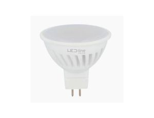 LED line PRIME żarówka LED MR16 5W 2700K ciepła 600lm 10-18V AC/DC CERAMICZNA 5 lat gwar.