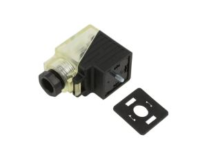 7000-29001-0000000 Złącze zaworowe, wtyk format A, 18mm żeńskie PIN 3 kątowe 90