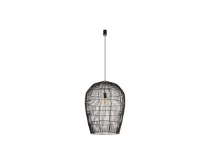 Lampa wisząca HAITI L Czarny bambusowy klosz na E27 11168 Nowodvorski