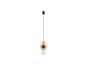 Lampa wisząca DROPS Naturalne drewno 11174 Nowodvorski