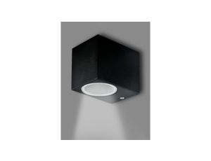 Kinkiet ogrodowy LED GU10 BOSTON kwadrat Goldlux ALUMINIUM CZARNY