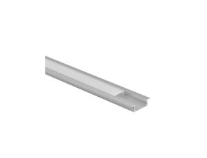 Profil P02 podtynkowy anodowany +klosz mleczny 2m