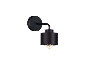 Kinkiet nowoczesny 1x E27 SIMPLY BLACK