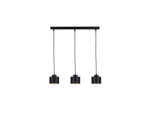 Lampa nowoczesna wisząca 3xE27 SIMPLY BLACK