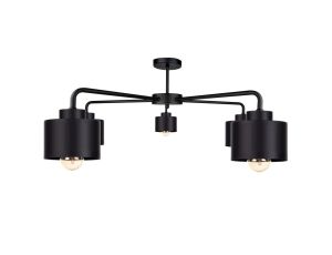 Lampa sufitowa nowoczesna 5xE27 SIMPLY BLACK