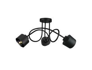 Lampa sufitowa nowoczesna 3xE27 SIMPLY BLACK