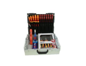 Walizka dla elektryka Wiha Milwaukee Energotytan 35 części / PROFESJONALNY ZESTAW LBOXX18 / HEAVY DUTY