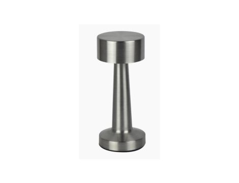 Lampka stołowa RIWIA 1W 120lm CCT srebrna 1,8Ah