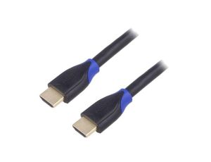 Kabel HDMI 2.0 HDMI wtyk,z obu stron 7,5m czarny CH0065