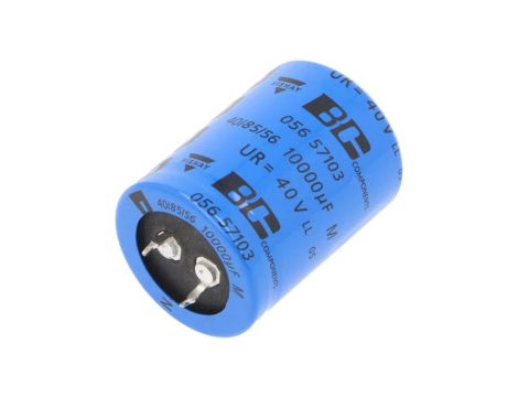 Kondensator elektrolityczny SNAP-IN 10mF 40VDC Ø30x40mm 20 MAL205657103E3