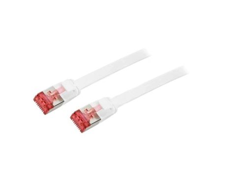 CF2111S Patch cord U/FTP 6 linka CCS PVC biały 20m 32AWG