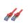 CQ3094S Patch cord S/FTP 6a linka Cu LSZH czerwony 10m 26AWG