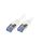 CQ3091S Patch cord S/FTP 6a linka Cu LSZH biały 10m 26AWG