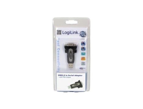 AU0034 Konwerter USB-RS232 D-Sub 9pin wtyk,USB A wtyk USB 2.0