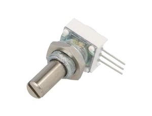 Potencjometr osiowy, jednoobrotowy, 2,5k, 1W, 6,35mm, THT 14910F0GJSX10252KA