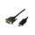 CV0132 Kabel DisplayPort 1.2 DisplayPort wtyk,DVI-D (24+1) wtyk 3m