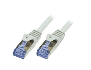 Patch cord S/FTP 6a linka Cu LSZH szary 10m 26AWG CQ3092S