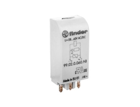 Moduł EMC, LED zielony+warystor 28-60V AC/DC 99.02.0.060.98