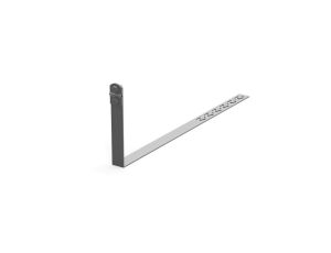 Uchwyt pod dachówkę z zaczepem skręcany l-450mm 10.4/Z/S OG /91003202/