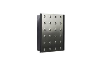 Dzwonek elektromechaniczny dwutonowy 85dB 230V AC antracyt/srebrny 411 SUB10000328