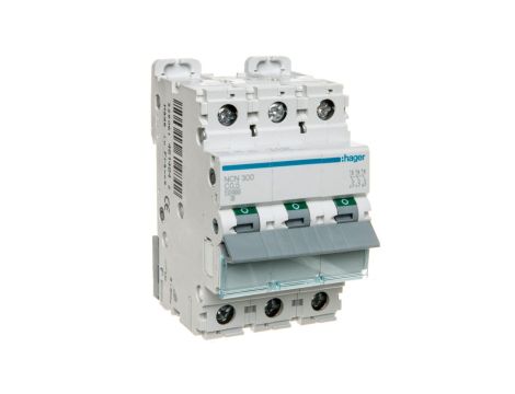 Wyłącznik nadprądowy 3P C 0,5A 10kA AC NCN300