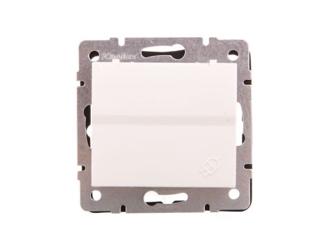 LOGI Gniazdo hermetyczne z klapką 2P+Z IP44 Schuko śrubowe 16A 250V Biały 25086