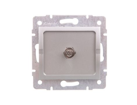 LOGI Gniazdo ekwipotencjalne Srebrny 25234