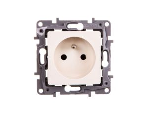 NILOE Gniazdo pojedyncze z/u 16 A 250 V kremowe 764640