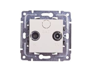 DANTE Gniazdo antenowe RTV końcowe krem 450373