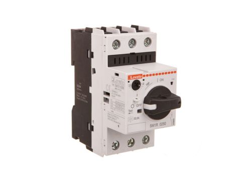 Wyłącznik silnikowy z pokrętłem 0,75kW przy 400VAC 1,6-2,5A 100kA SM1R0250