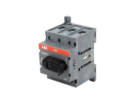 OT80F3 Rozłącznik izolacyjny 3 biegunowy na szynę DIN 80A OT