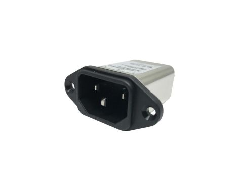 Złącze zasilające AC męskie 6A 250VAC C14 (E) 780uH FN9222R-6-06