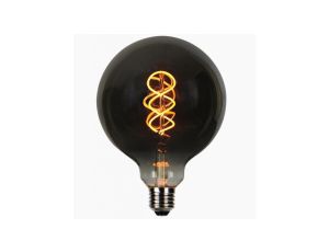 LED line PRIME żarówka LED E27 4W 1800K bardzo ciepła 150lm 220-240V FILAMENT G125 KULA RETRO EDISON VINTAGE GRAFIT ŚCIEMNIALNA