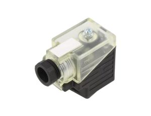 7000-29541-0000000 Złącze zaworowe, wtyk format A, 18mm żeńskie PIN 3 kątowe 90