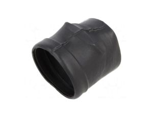 224W221-25-G03-0 Kształtka termokurczliwa bez kleju,kątowa 9,3mm czarny