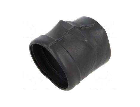 224W221-25-G03-0 Kształtka termokurczliwa bez kleju,kątowa 9,3mm czarny